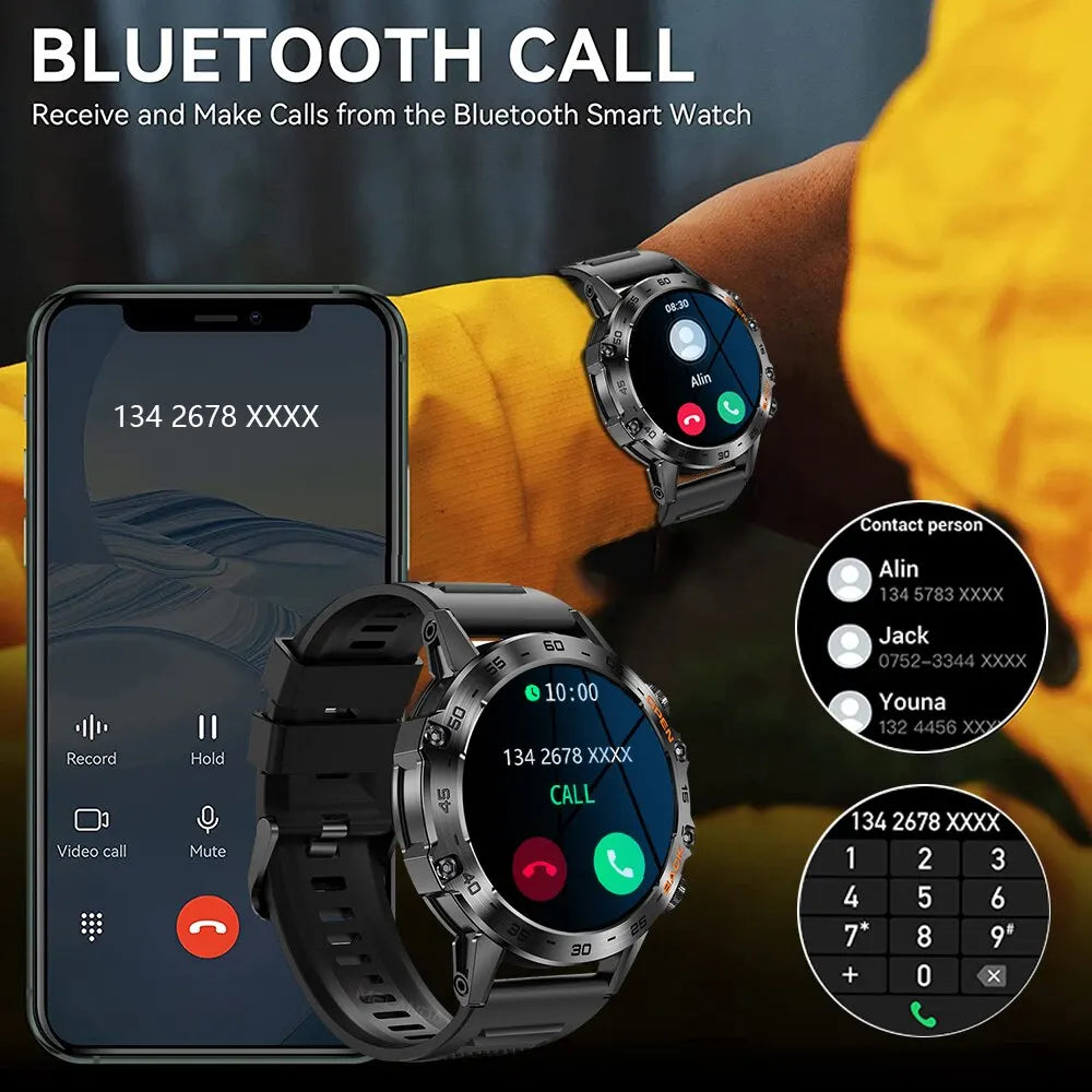 Bluetooth Call Men Smart Watch