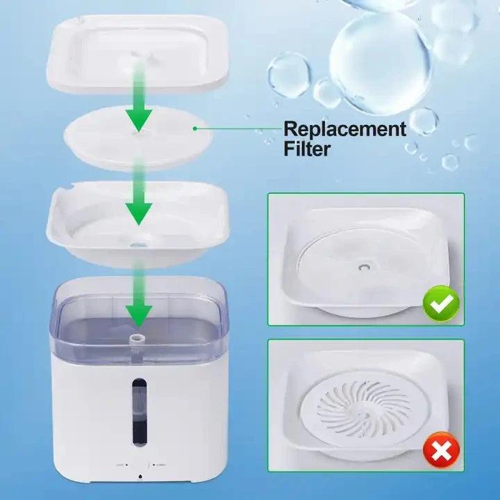 Pet Automatic Fountain Feeder Filter