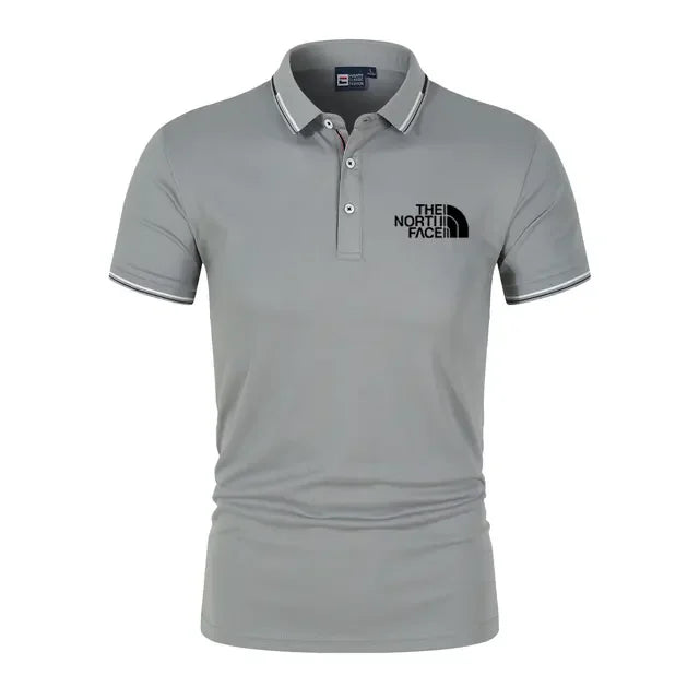 Men's Lapel Anti-pillin Polo Shirt