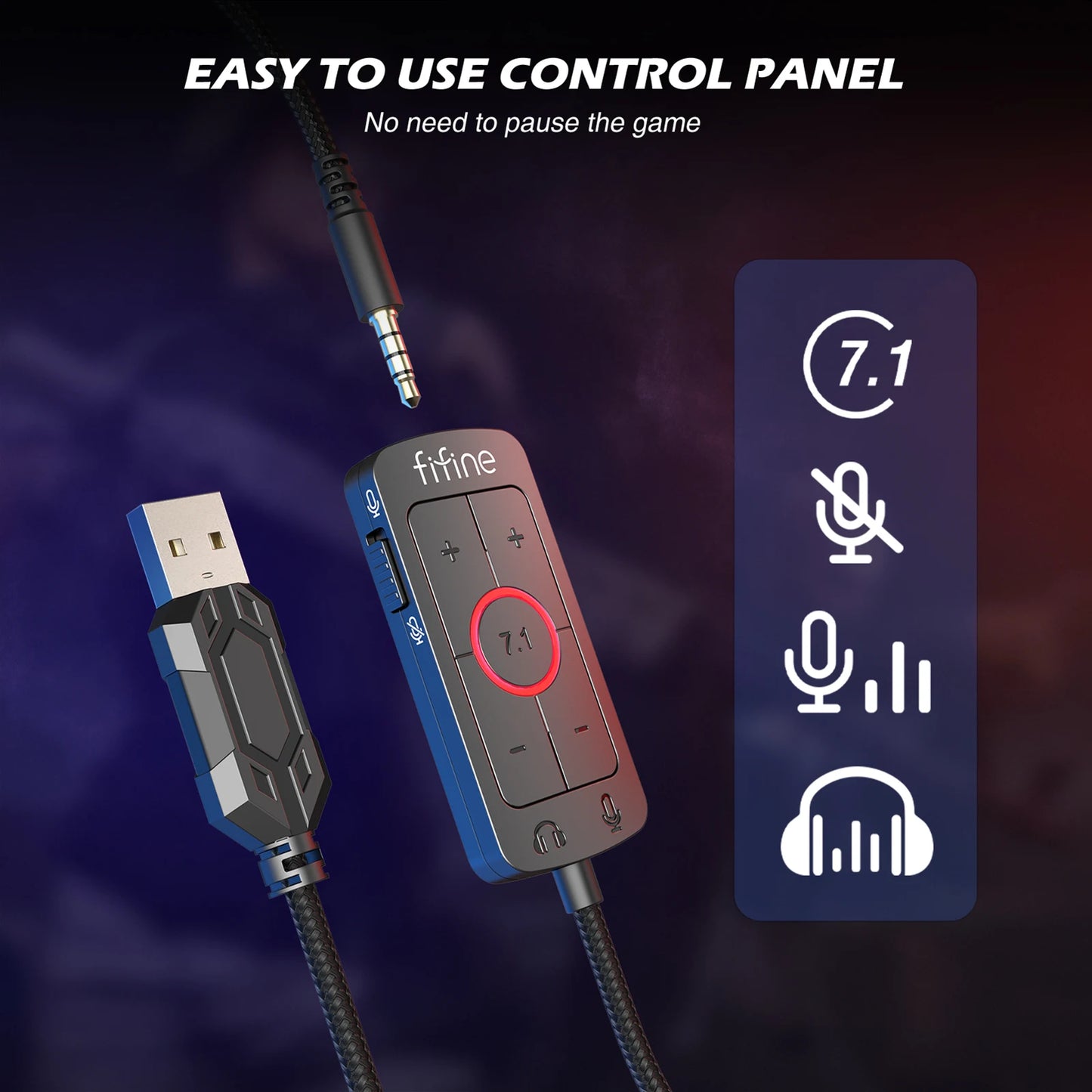 H9 7.1 Surround Sound Headset