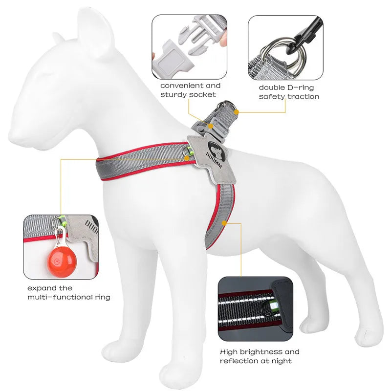 Dog Adjustable Harness