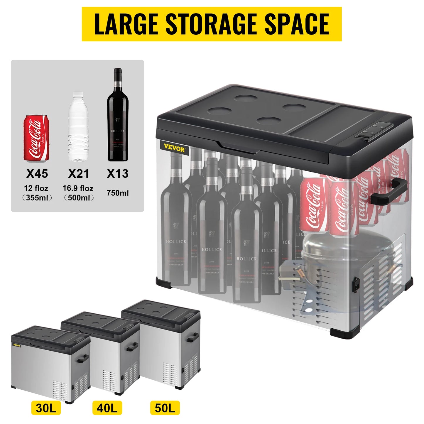 Portable Mini Car Refrigerator Freezer