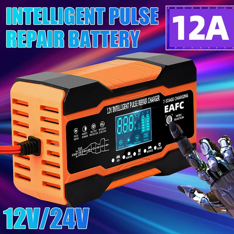 12V 12A 240W Fully Car Battery Charger