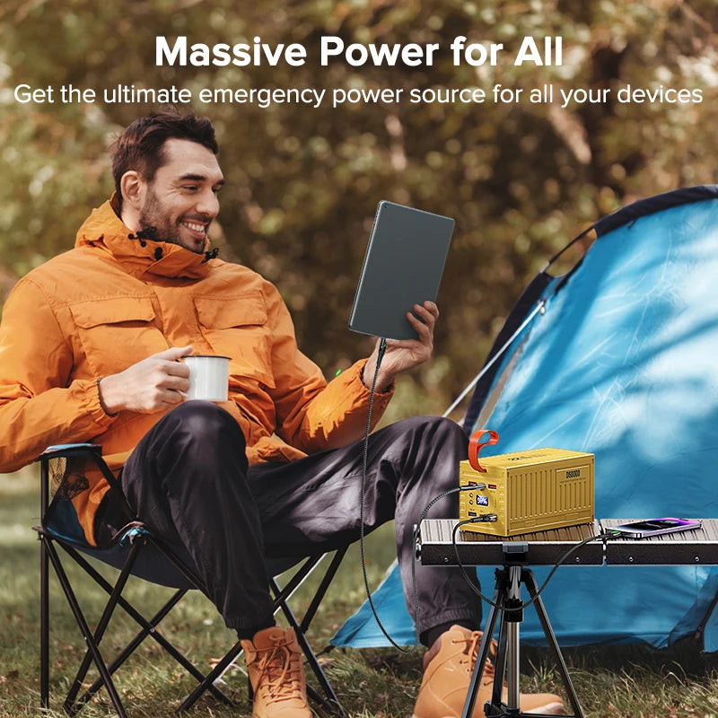 60000mAh Large Battery Capacity Power Bank