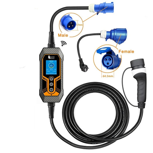 32A 7KW Portable EV Charger