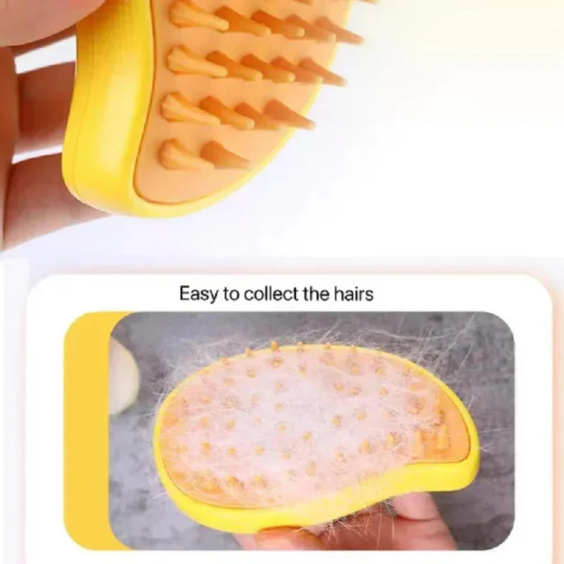 3 in 1 Electric Spray Dog Steamer Brush