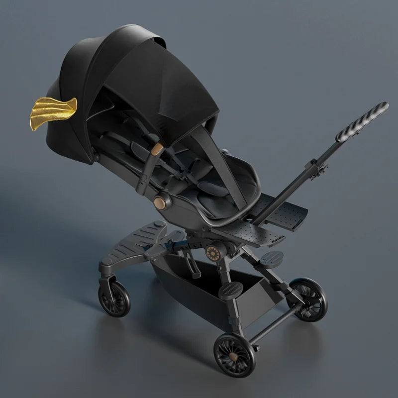 baby four wheels stroller