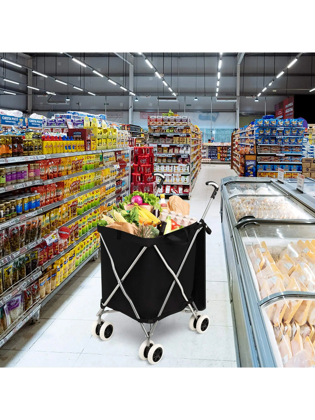 Utility Folding Shopping Cart