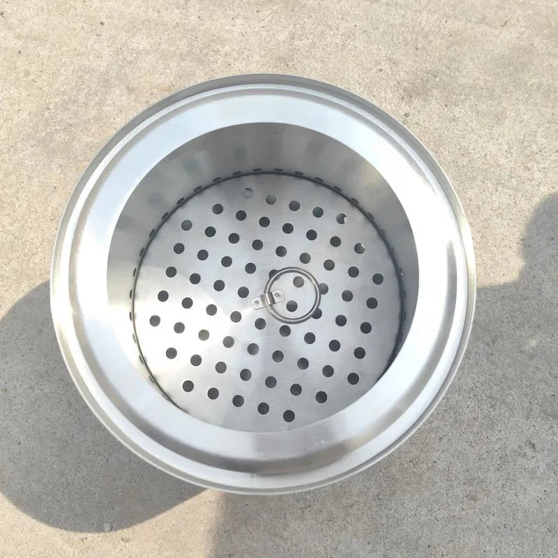 Portable Bonfire Stainless Steel Fire Pit Brazier