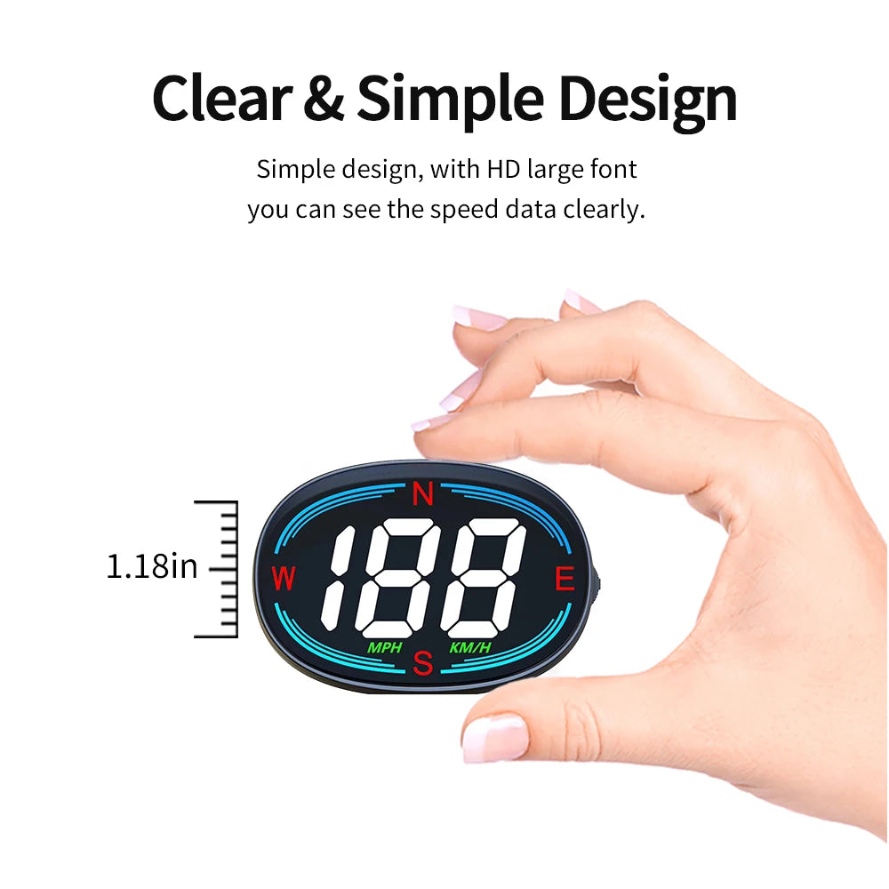 H2 GPS Car digital speedometer