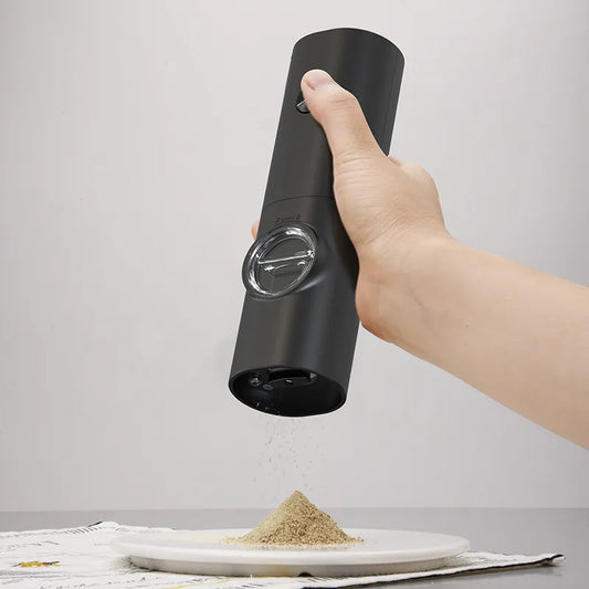 Electric Automatic Salt and Pepper Grinder Set