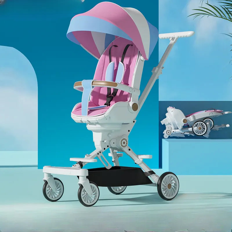 baby four wheels stroller
