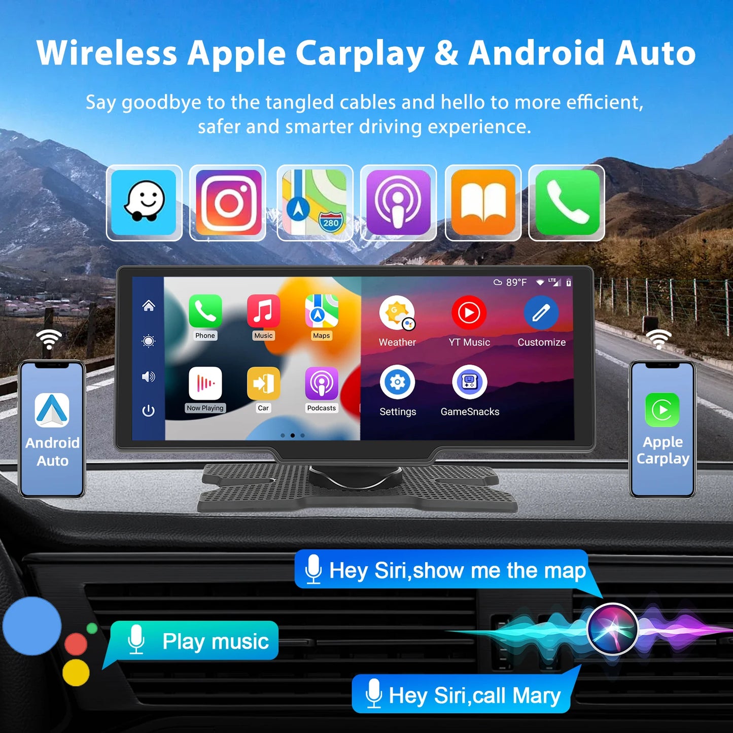 10.26" Auto Smart Player Dash Cam