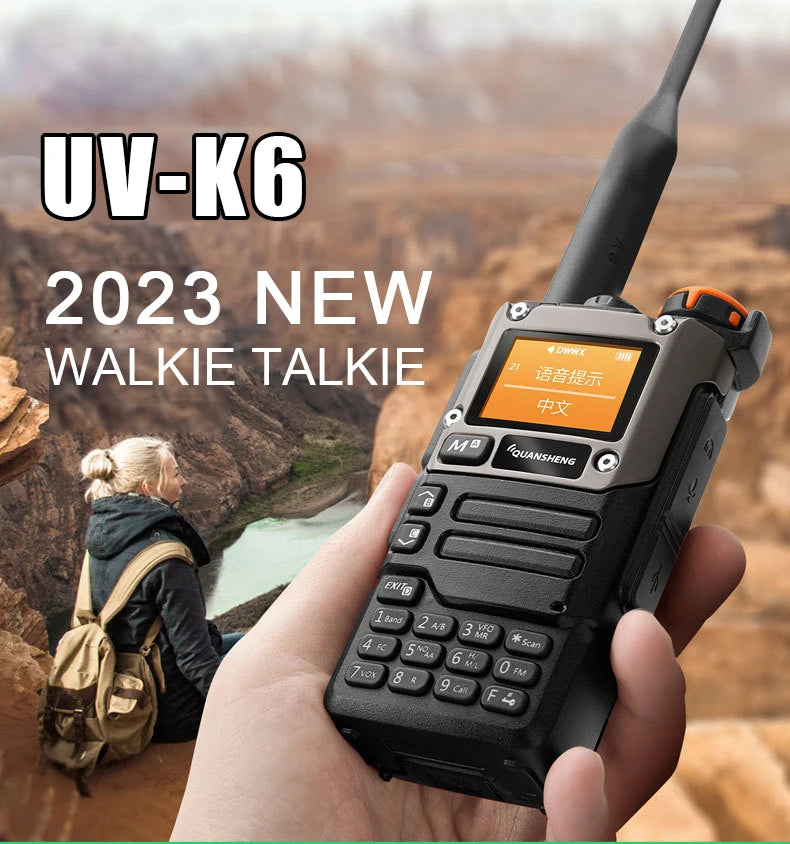 UV-K6 5W Air Band Walkie Talkie