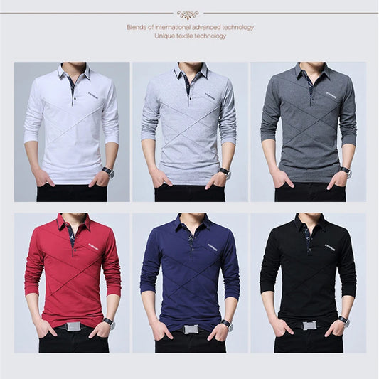 Slim Fit Loose Casual Polo T Shirt
