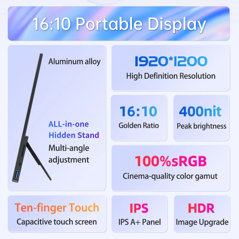 14 Inch 1200p Portable Monitor