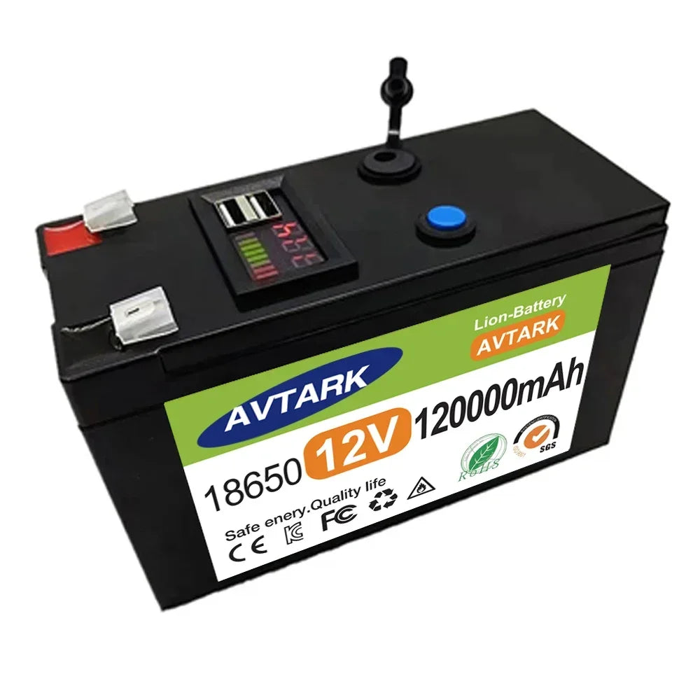 12V 120Ah Portable LiFePO4 Lithium Battery