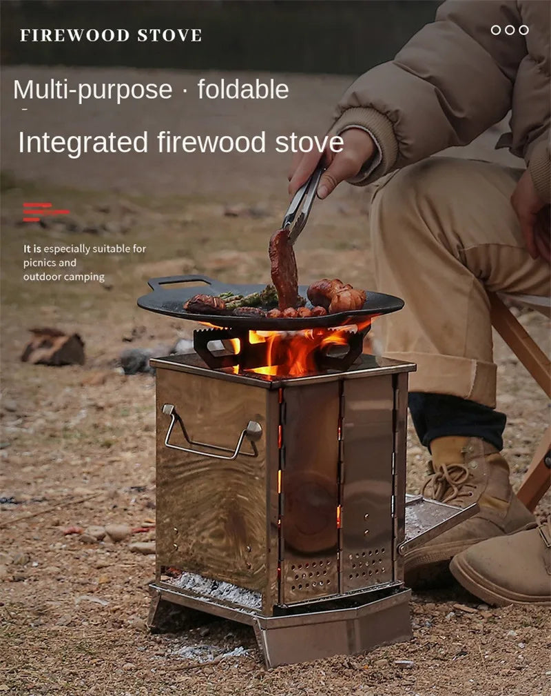 Outdoor Picnic Barbecue Fire Pit Furnace
