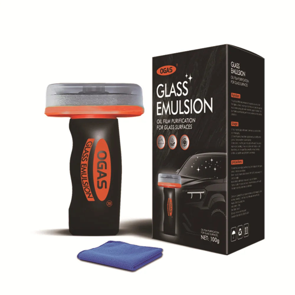 Glass Oil Film Remover for Car, 100ml Roll