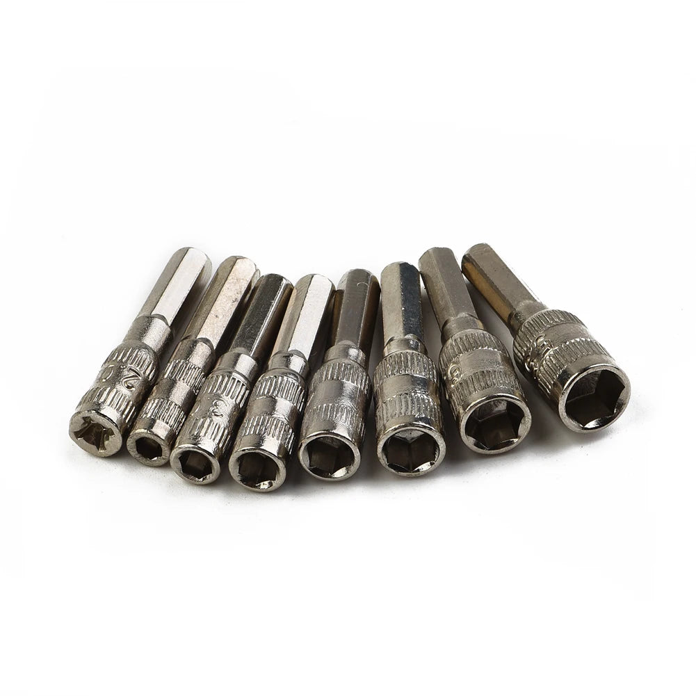 8pcs 6 Point H4 Hex Socket Screwdriver Bit Set