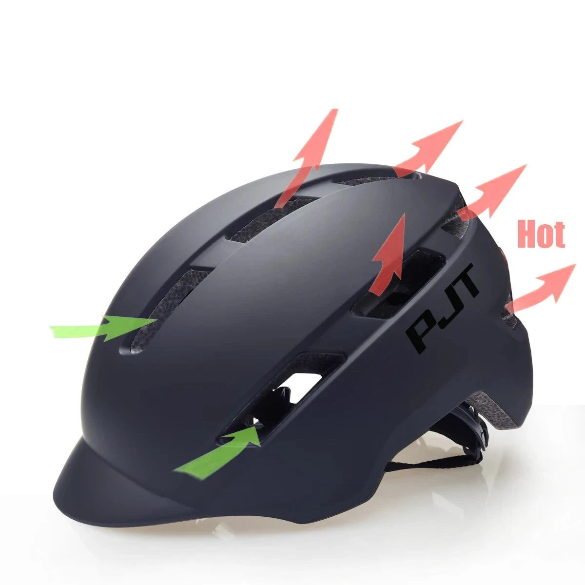 USB Rechargeable Tail light Cycling Helmet