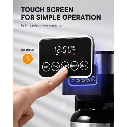 Touch-Screen Drip Coffee Machine