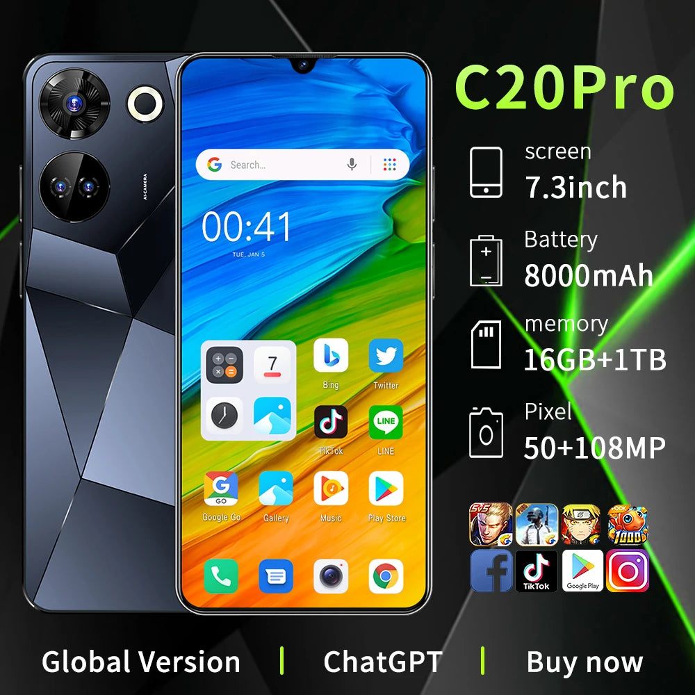 C20 Pro Global Gaming Phone