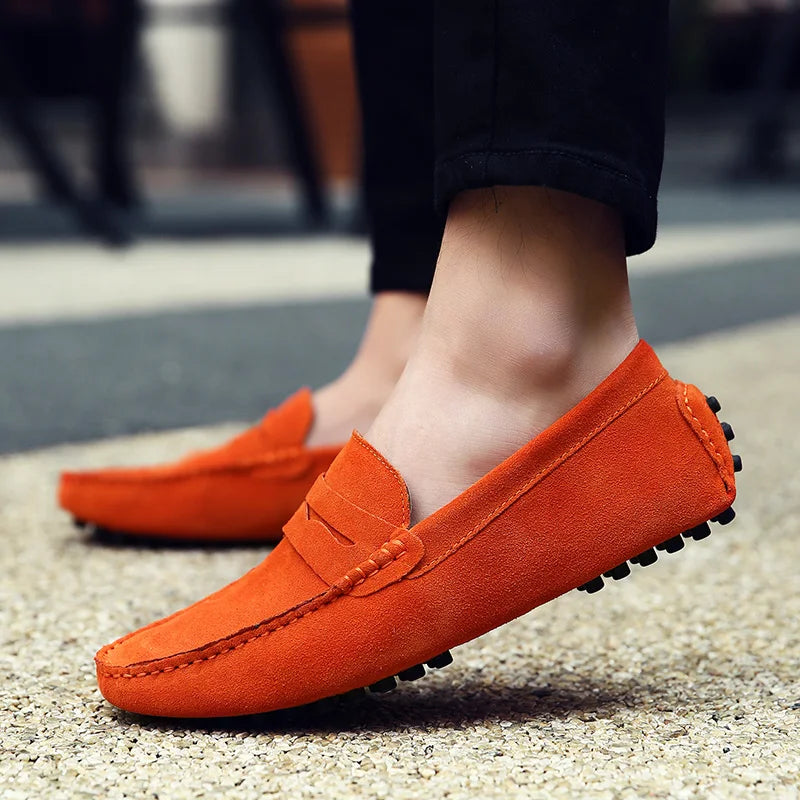 Men High Quality Leather Loafers Shoes