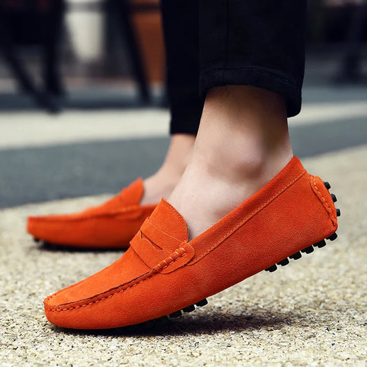 Men High Quality Leather Loafers Shoes