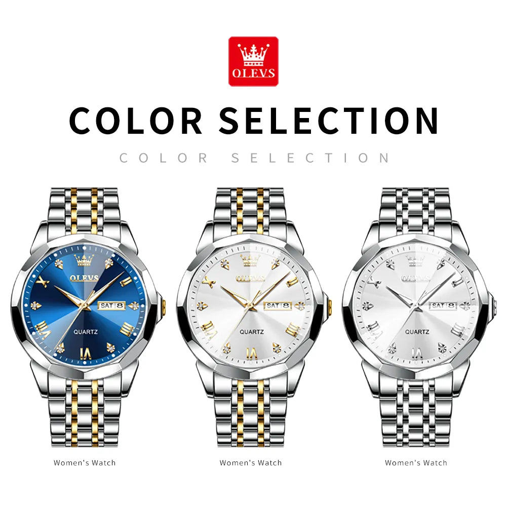 Men's Rhombus Mirror Original Quartz Watch