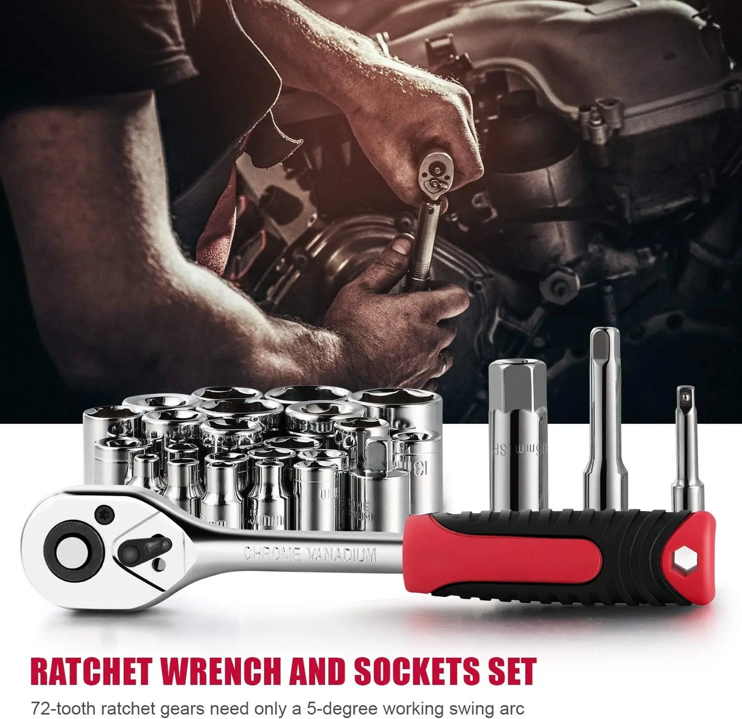 218-Piece Household Socket Tool Kit