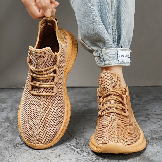 Men Breathable Mesh Running Shoes