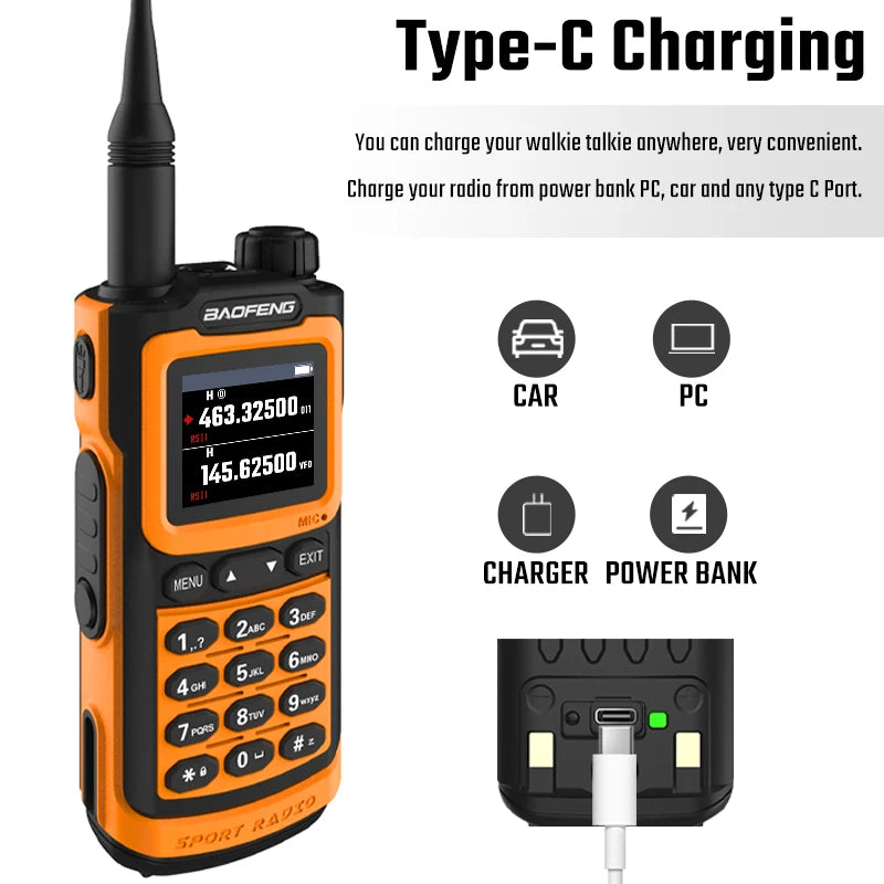 UV-20 Dual Band Powerful Waterproof Walkie Talkie
