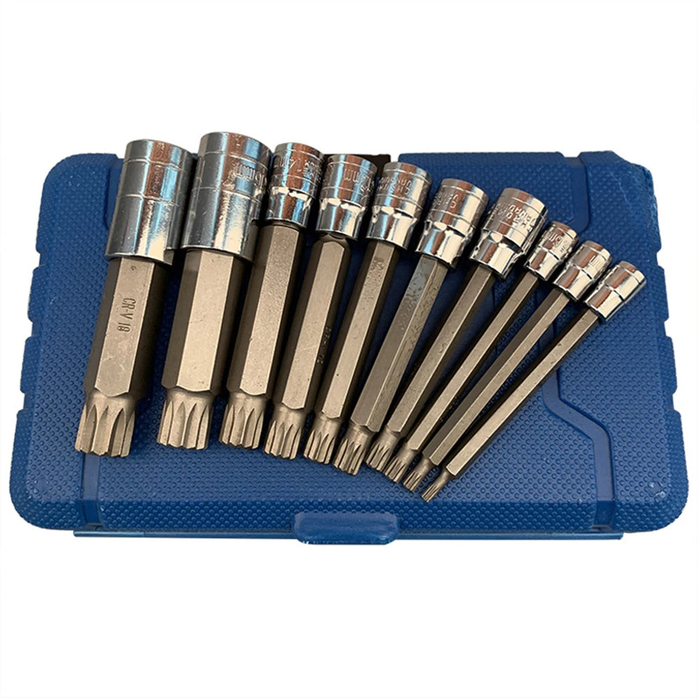 Square Spline Bit Socket Set