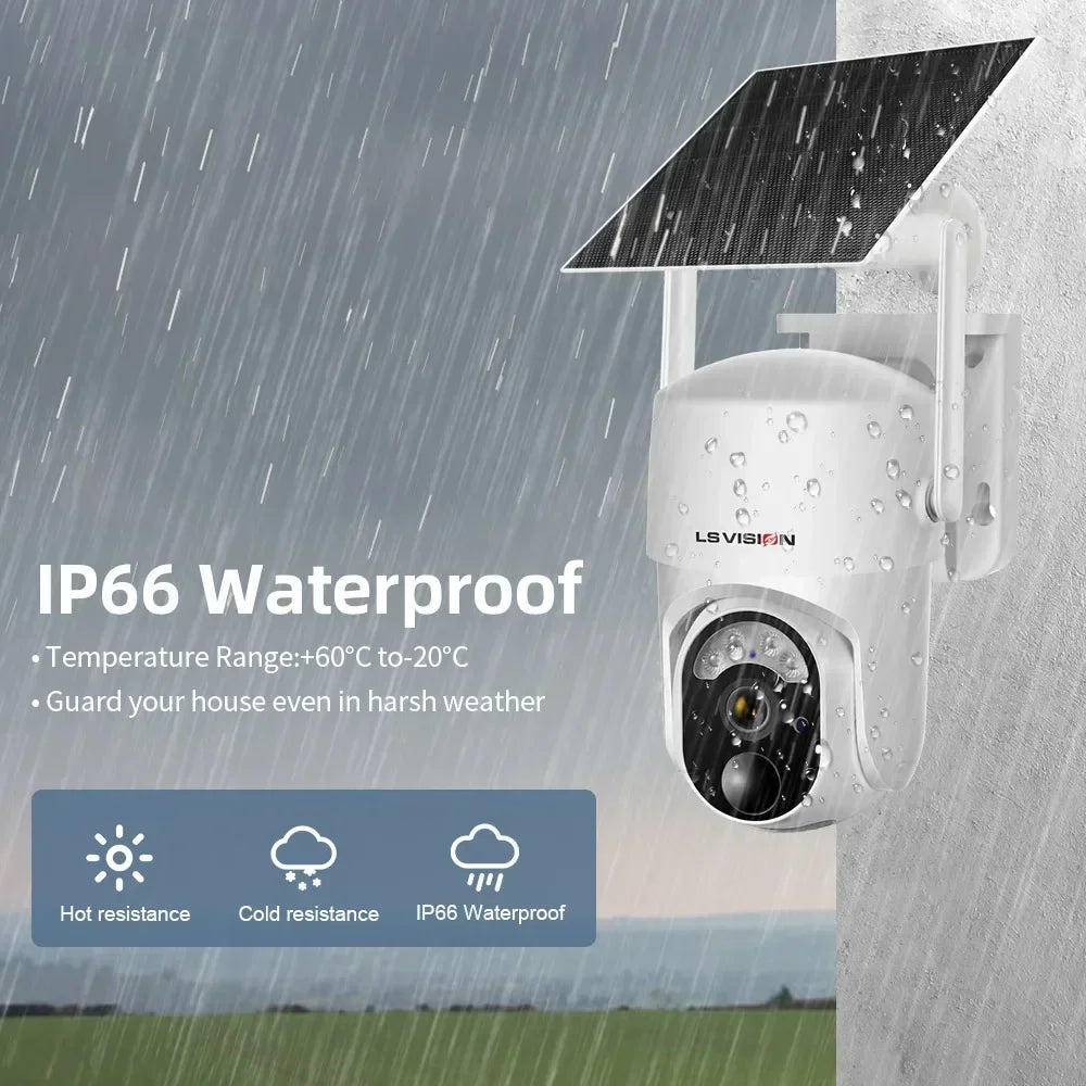 4MP 4G/WiFi Solar Outdoor Camera