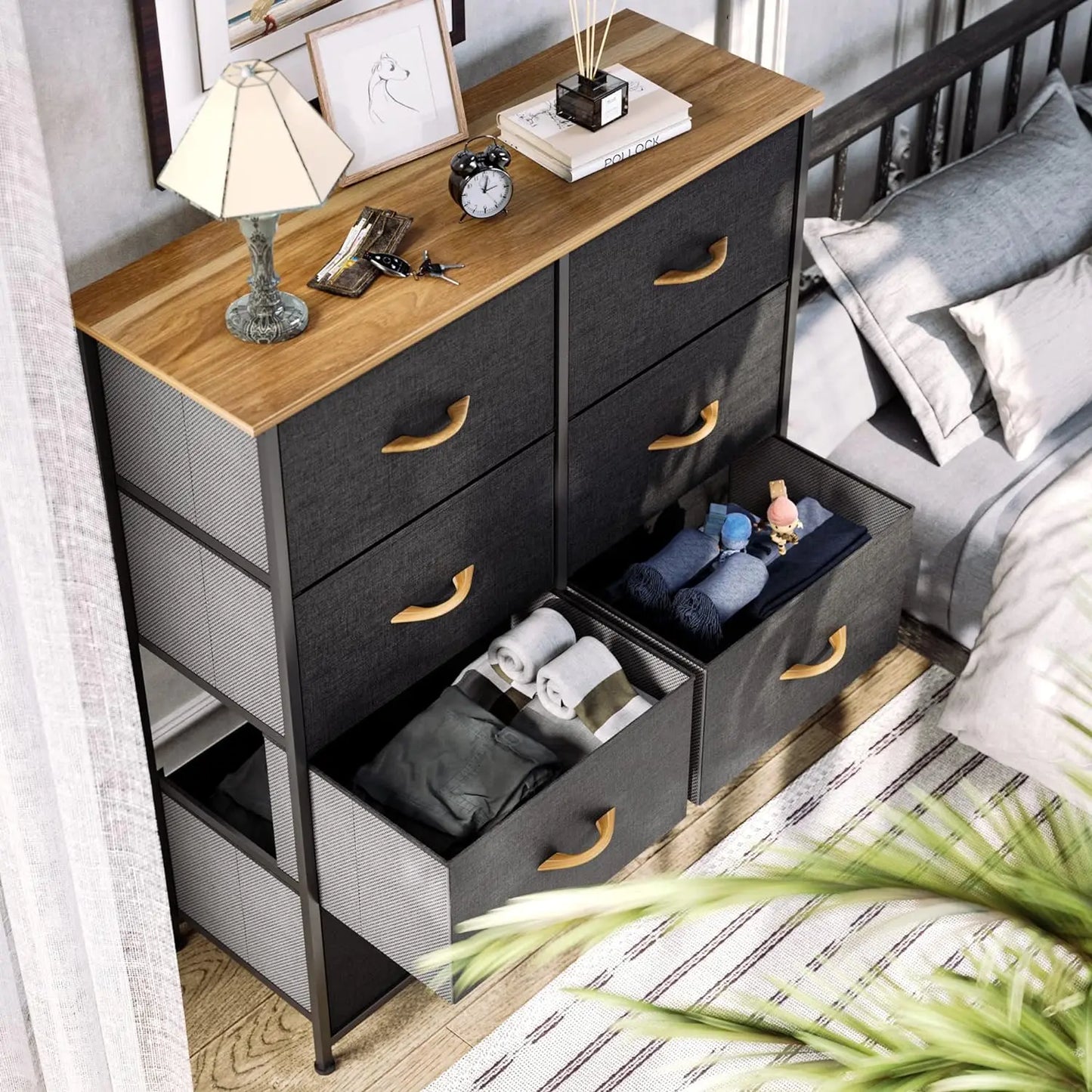 8-Drawer Fabric Storage Dresser