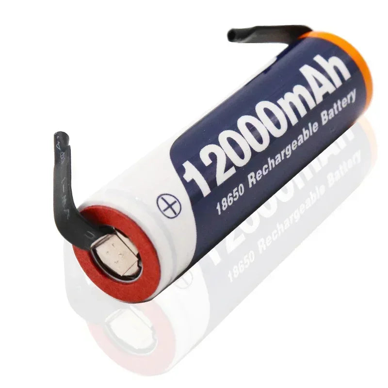 18650 rechargeable battery 3.7 V18650 12000 mAh capacity