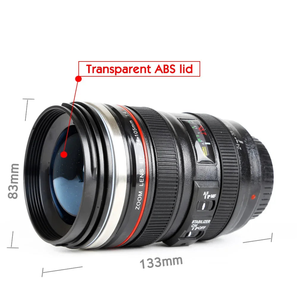 Camera Lens Cup Thermal Coffee Mug