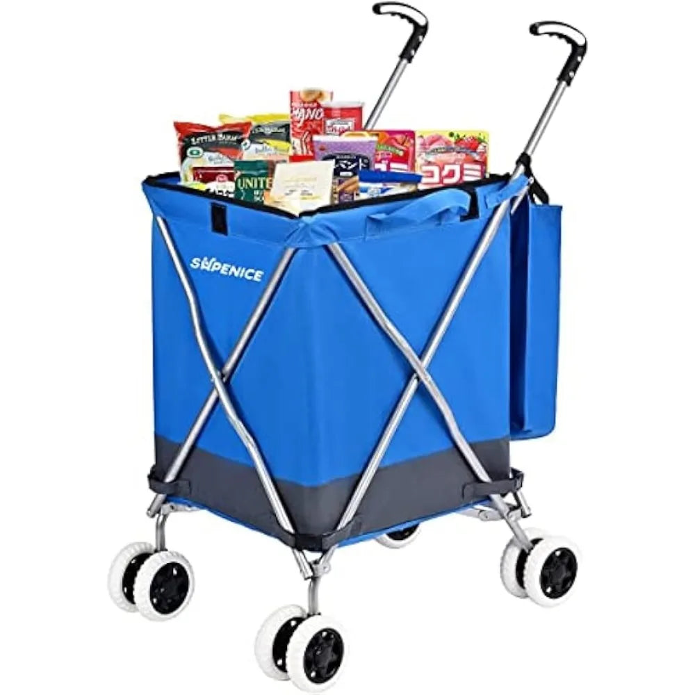 Folding Grocery Shopping Cart
