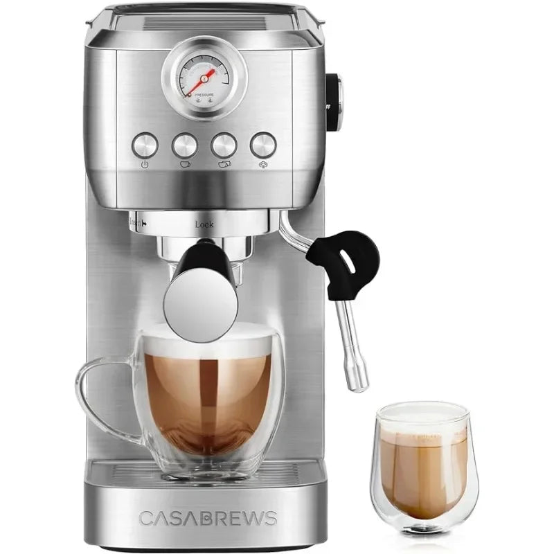 Stainless Steel Espresso Coffee Maker Machine