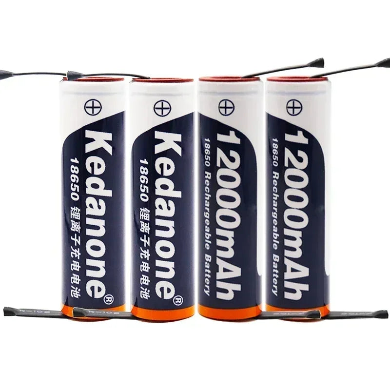 18650 rechargeable battery 3.7 V18650 12000 mAh capacity