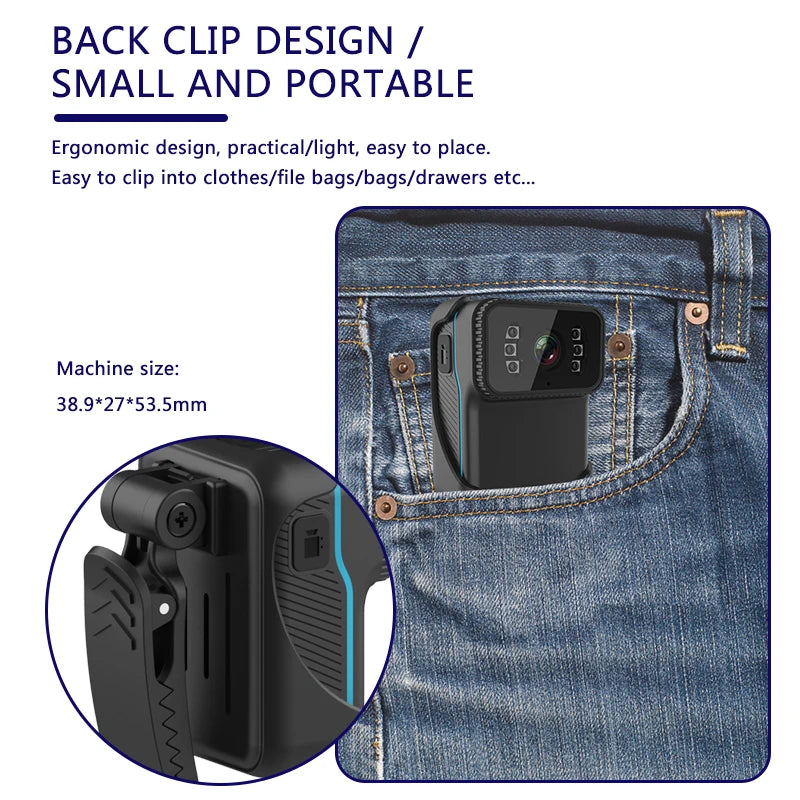 1080P HD Portable body Action Camera