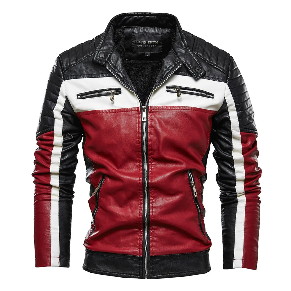 Men's Winter Biker Jacket