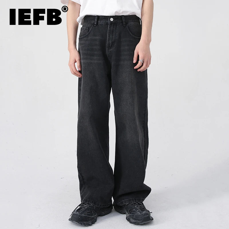 Men's Personality Straight Wide Leg Pants