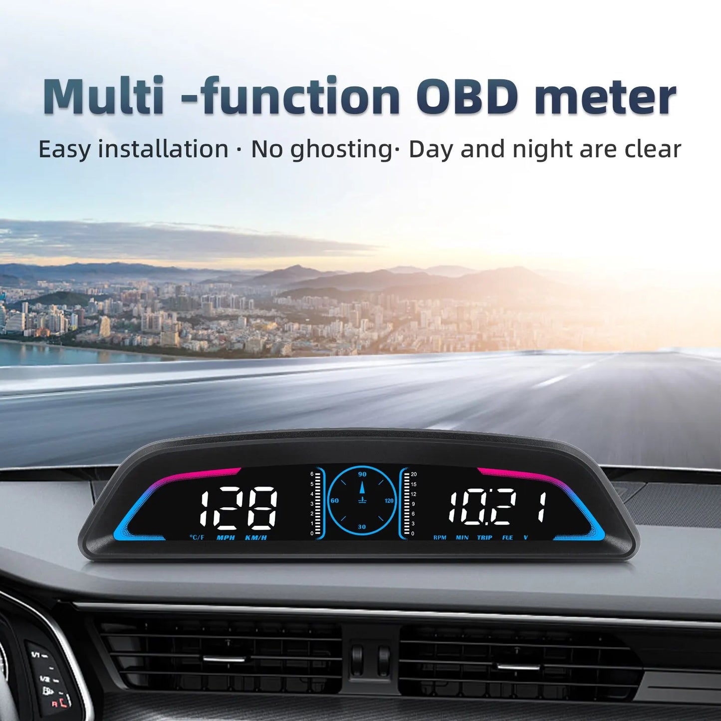 GPS Smart Car HUD Digital Speedometer