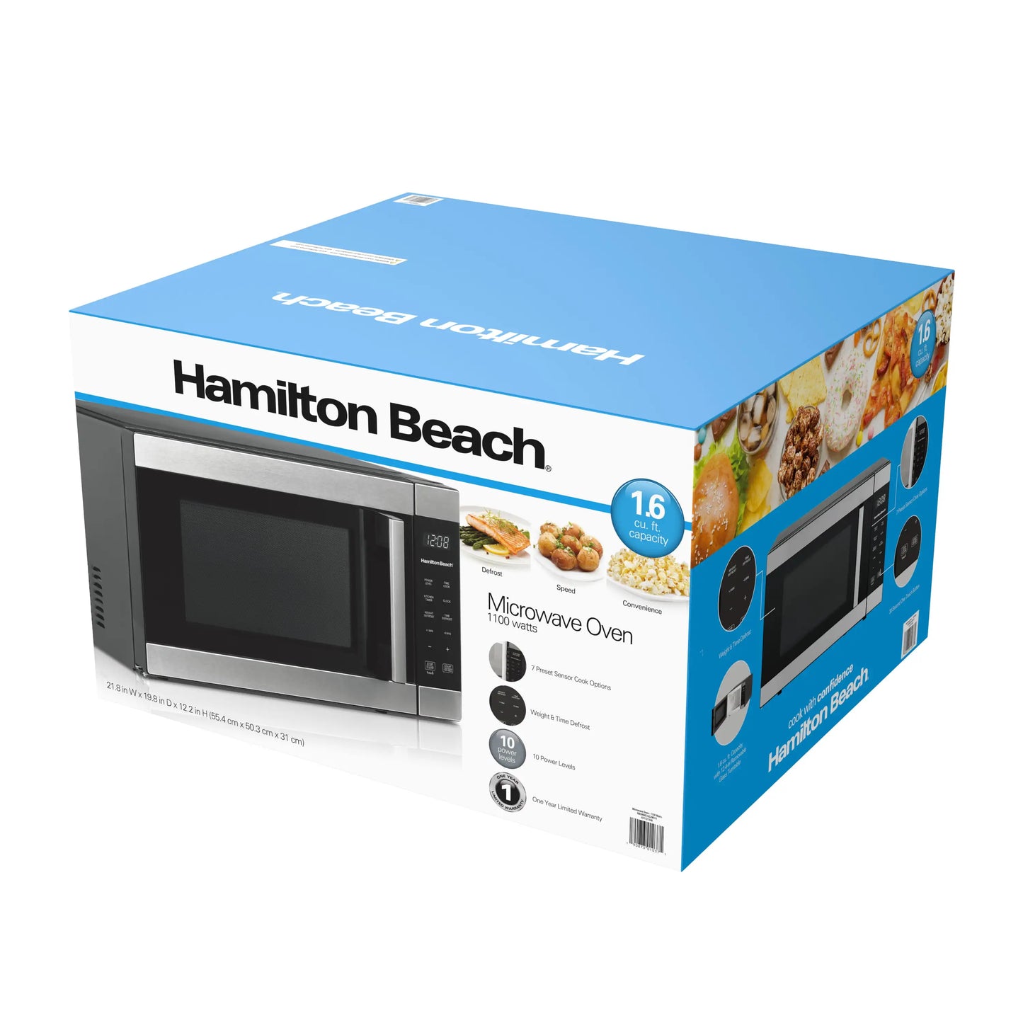 Sensor Cook Countertop Microwave Oven