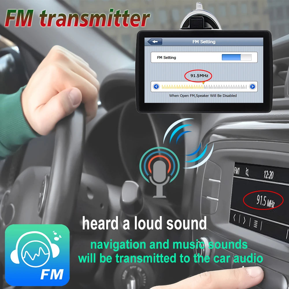 7 Inch GPS Navigation for Car Truck