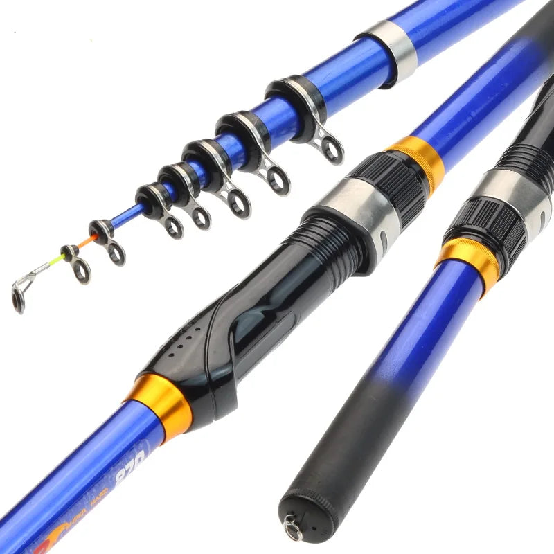 Telescopic Rock Fishing Spinning Rod