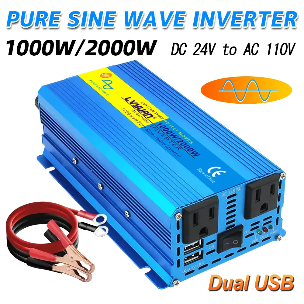12v 110v Pure Sine Wave Inverter