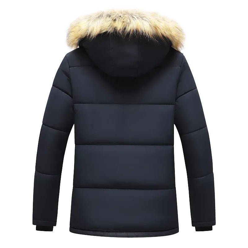 Men Warm Windproof Fleece Thick Jacket